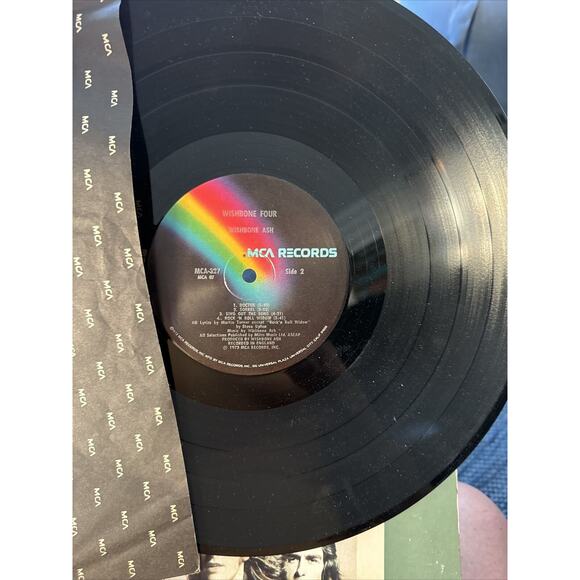 Wishbone Ash Four LP MCA‎ 1973 US 1st Pickneyville Press VG++ Vinyl #f17 - Picture 10 of 11